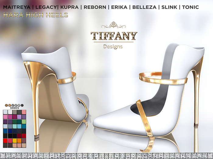 Second Life Marketplace - ::TD:: Hara High Heels + Lara X